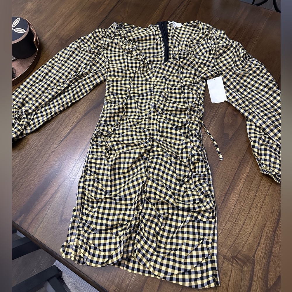 Top shop Dress- black and yellow